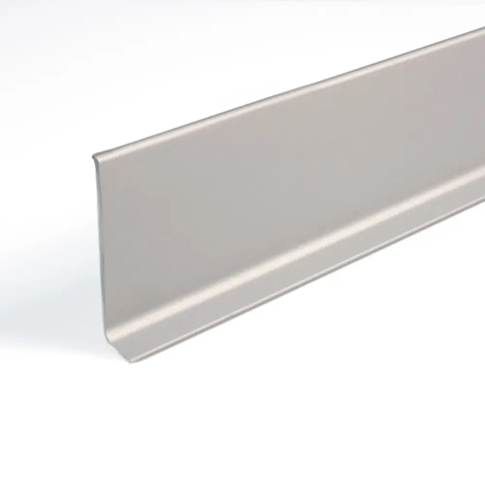 Santreyd Алюминиевый напольный плинтус серебристый 60×2500 мм 86271422 STLM-0067485