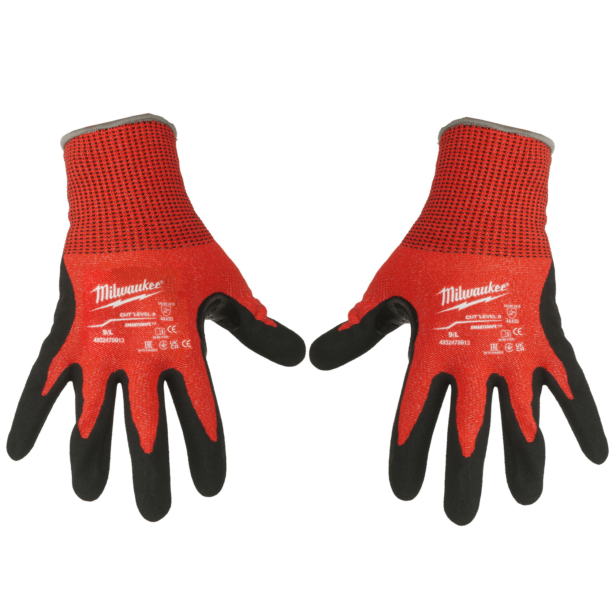 Перчатки трикотажные Milwaukee Cut level 4/D 9/L 5478020 STDN-0022555