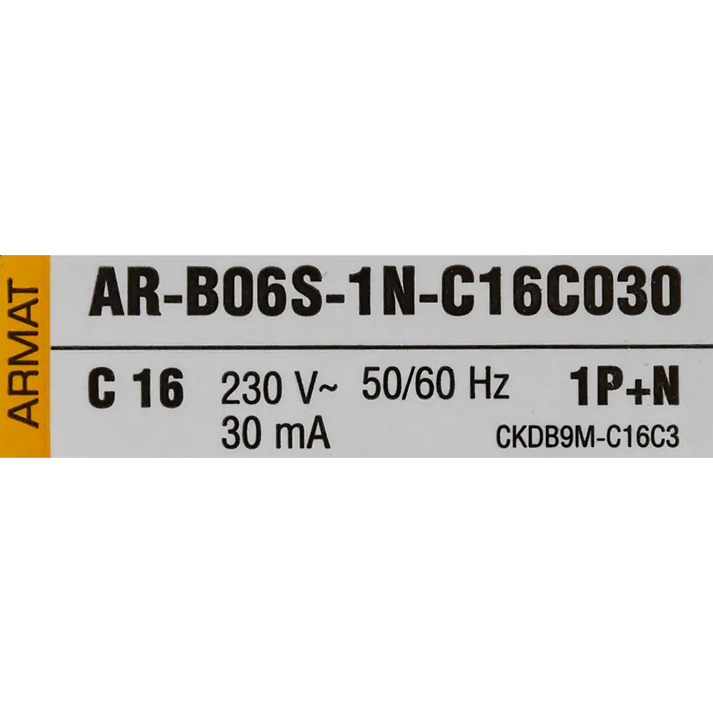 Дифференциальный автомат IEK Armat B06S - защита от токов утечки и перегрузок 87762184 STLM-1116956 - Вид №4