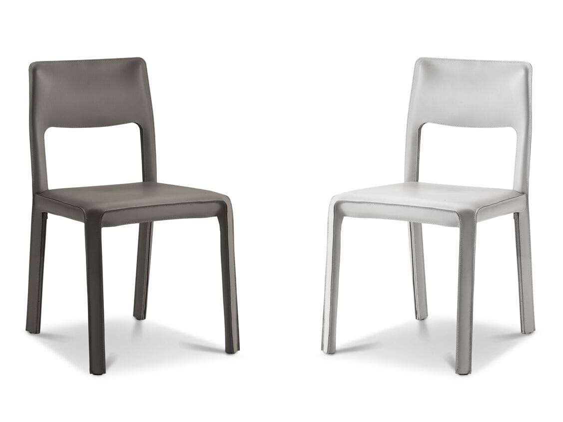 Кожаный стул с открытой спинкой i 4 Mariani MARY ARCH-00111266 - Вид №4