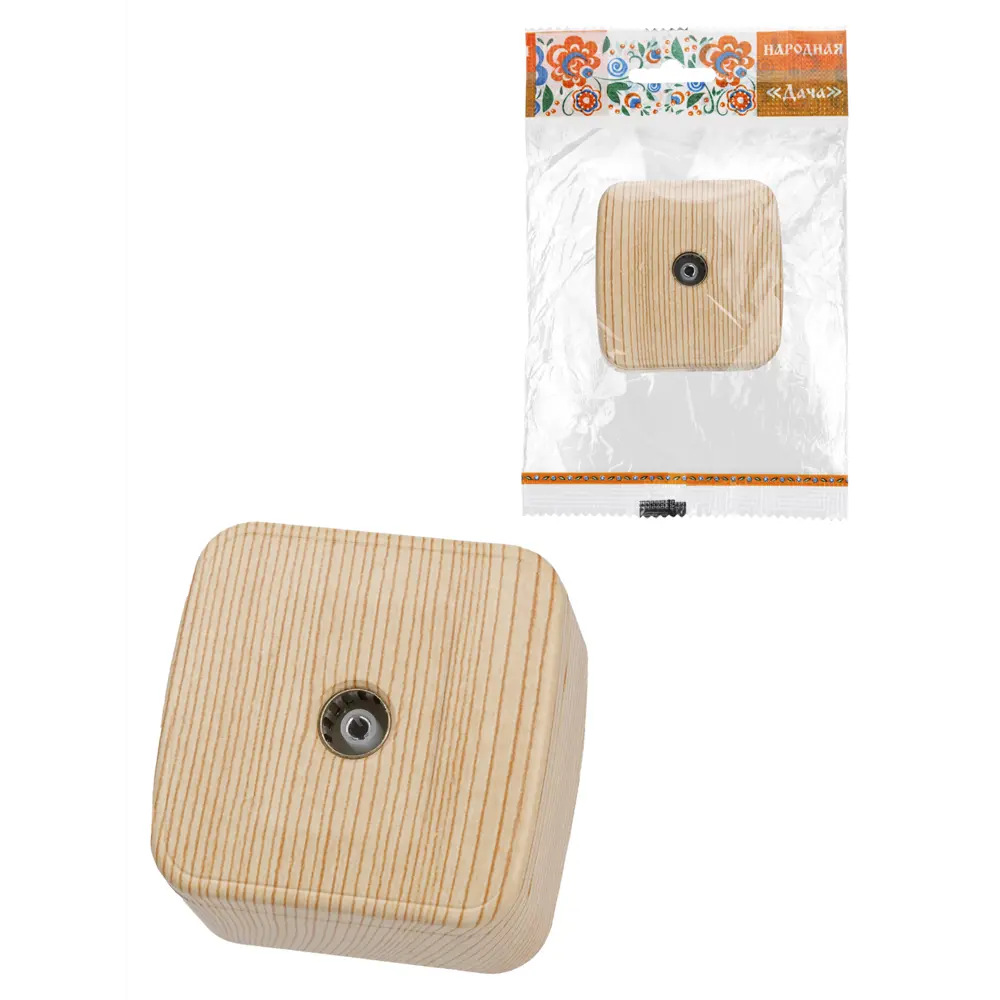 Телевизионная розетка TDM Electric Дача с разъемом TV, цвет сосна 89376321 Серия отсутствует STLM-1355005 - Вид №4