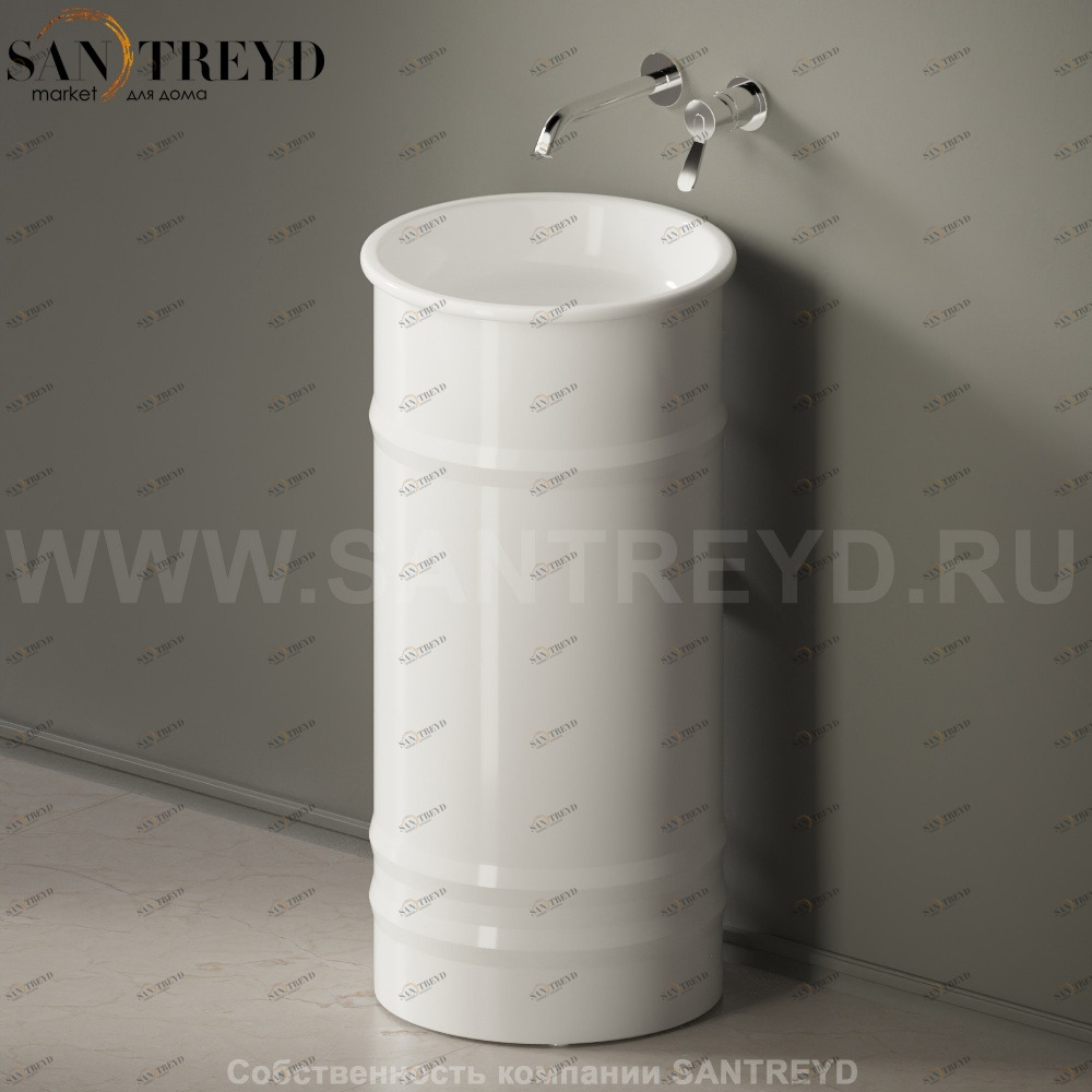 ACER0798MZZ Напольная раковина стоящая круглая Agape 