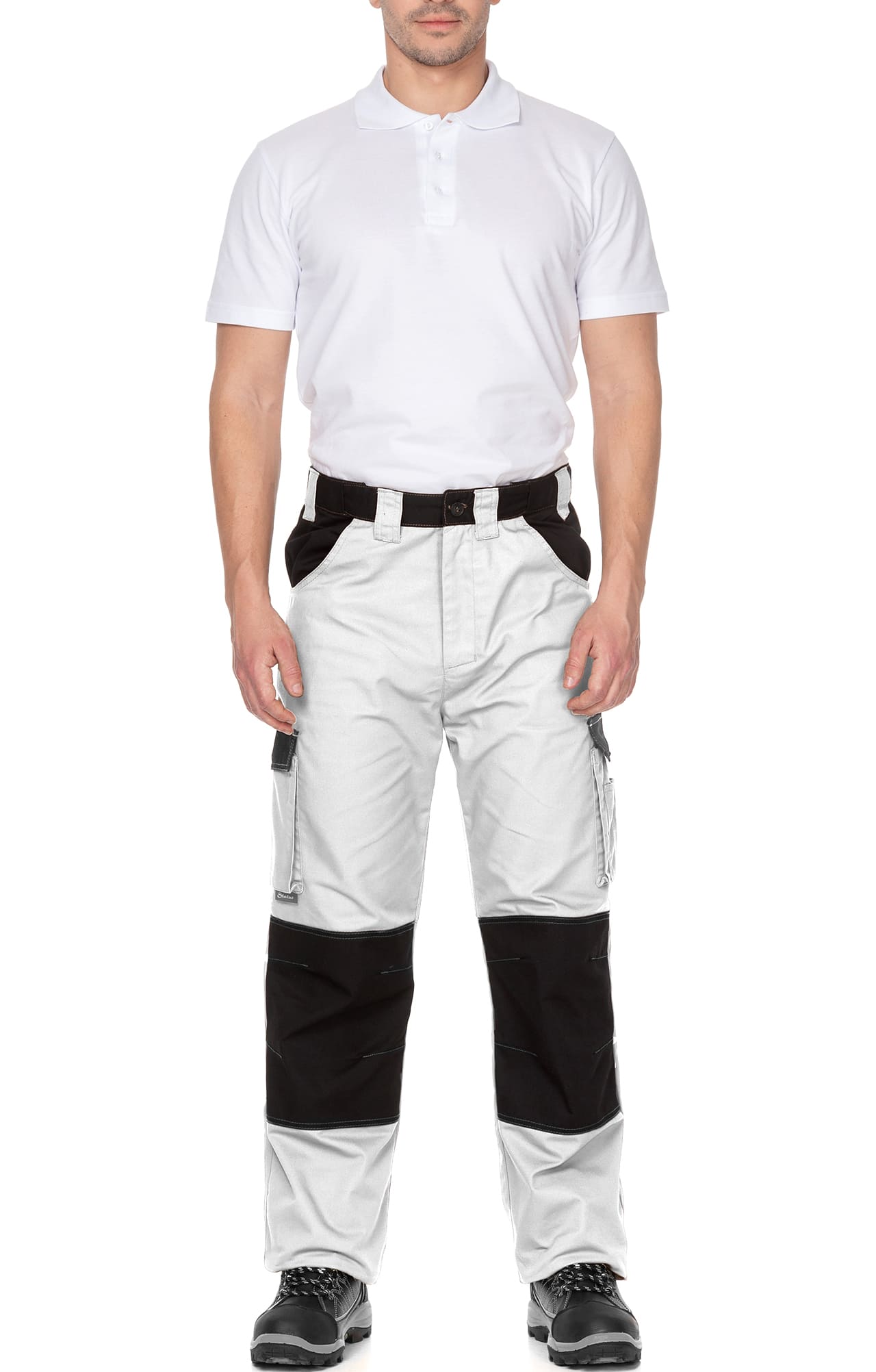 4974834 Костюм  NEW белый графит STATUS  Летняя спецодежда  размер 64-66/182-188  - Вид №16