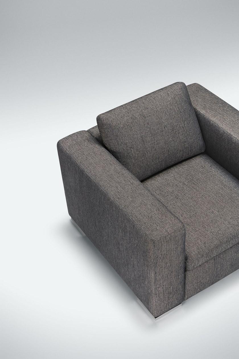 Sits Кресло с обивкой из ткани с подлокотниками Vario sun-id-1359571 - Вид №1