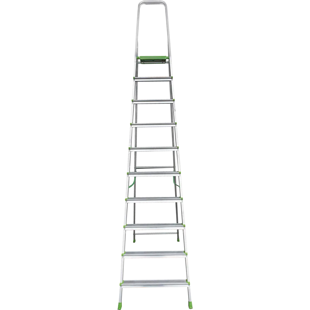 Алюминиевая стремянка Kroft на 10 ступеней с нагрузкой 150 кг 86550427 STLM-0070030 - Вид №3