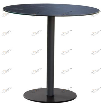 MOBLIBERICA Высокий круглый керамический стол Sol sun-id-1435220