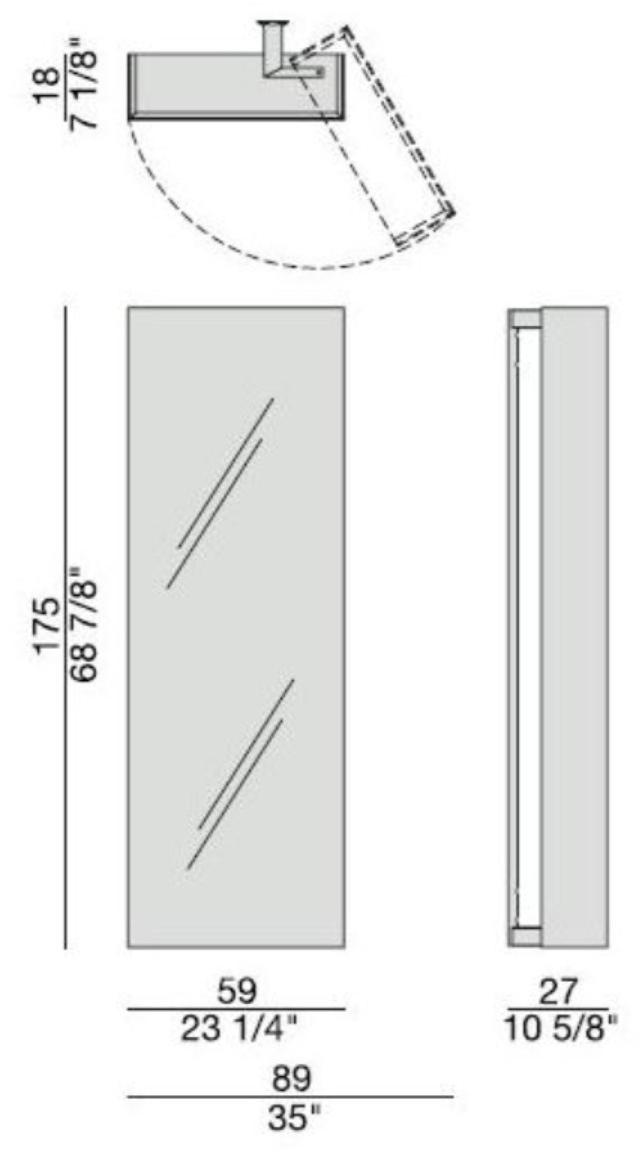 Porada Настенные вешалки с зеркалом Iron sun-id-1371194 - Вид №2
