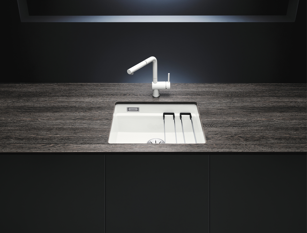 525149 Кухонная мойка Blanco Etagon 500-U Ceramic PuraPlus белый  Blanco Etagon Белый - Вид №6