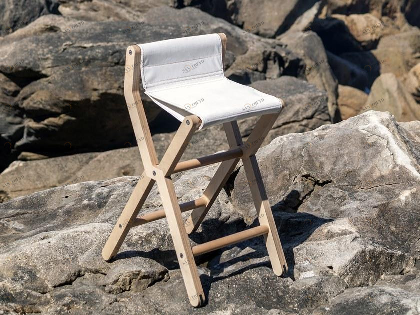 DVELAS Высокий складной табурет из ткани для парусов  3nd ris 