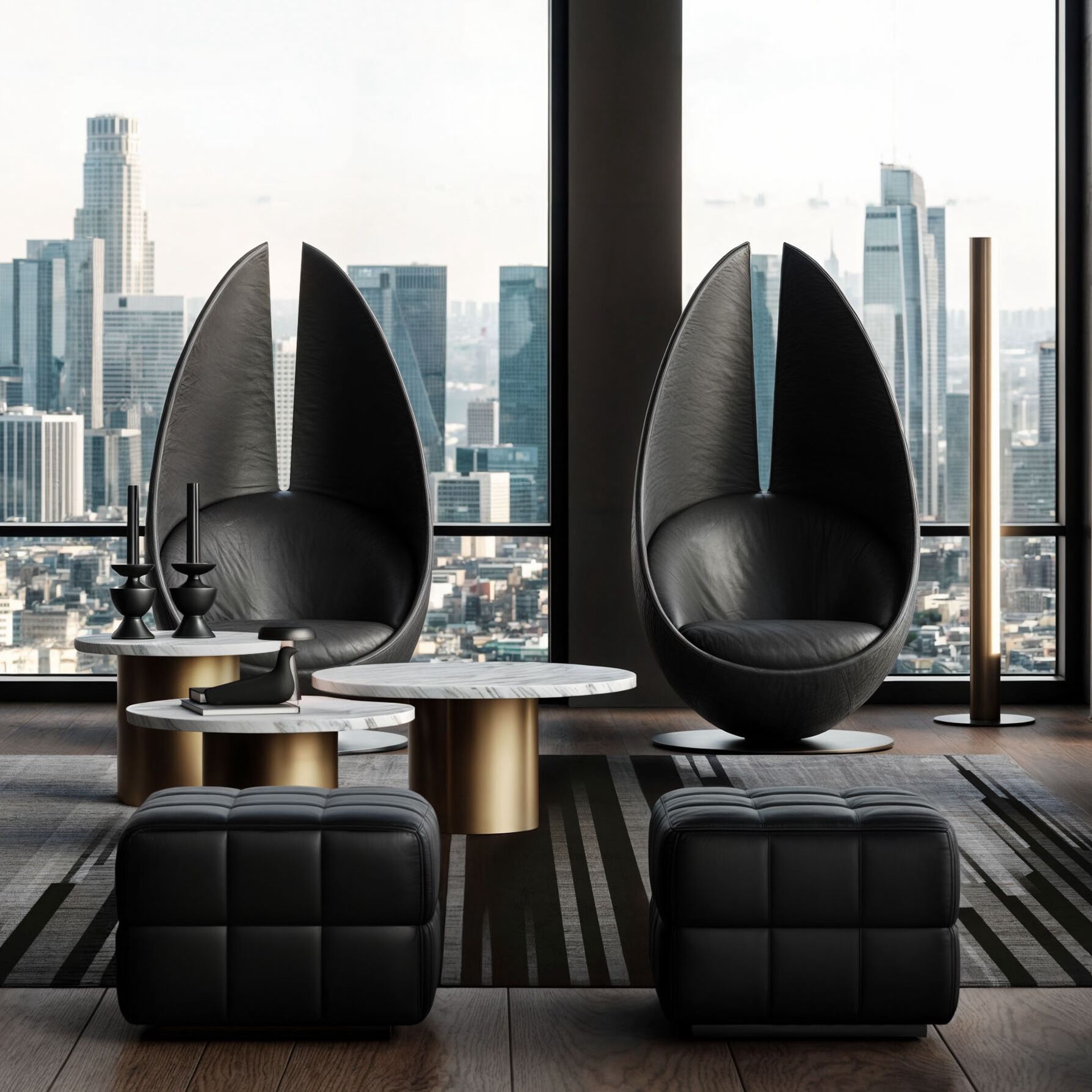 Металлический торшер Wayne Enterprises Home Collection WE-126 ARCH-00093287 - Вид №2