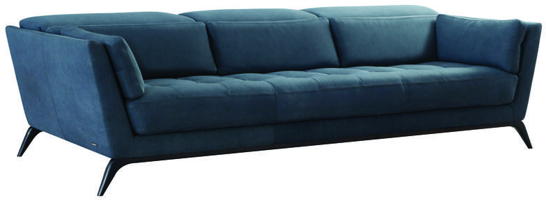 Roche Bobois Кожаный диван с подголовником Nouveaux classiques sun-id-1413996 - Вид №1