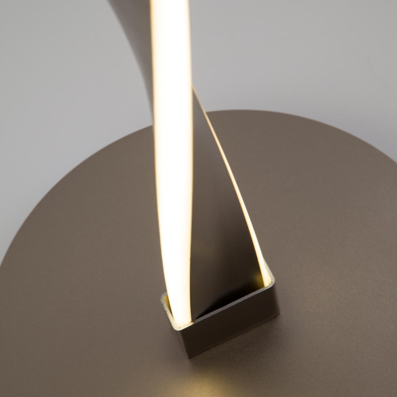 Торшер с абажуром 160х40 см никель с белым Titan 992 BOGATES TITAN 00-3889474 Белый;хром - Вид №3