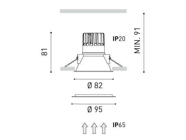 Утопленный светодиодный прожектор Arkoslight своп ARCH-00093405 - Вид №14