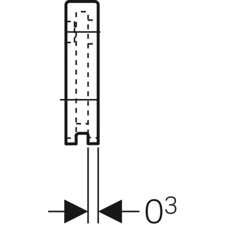 601.806.00.1 Звукоизолирующий бандаж Geberit для водорозетки 90° Geberit  - Вид №2