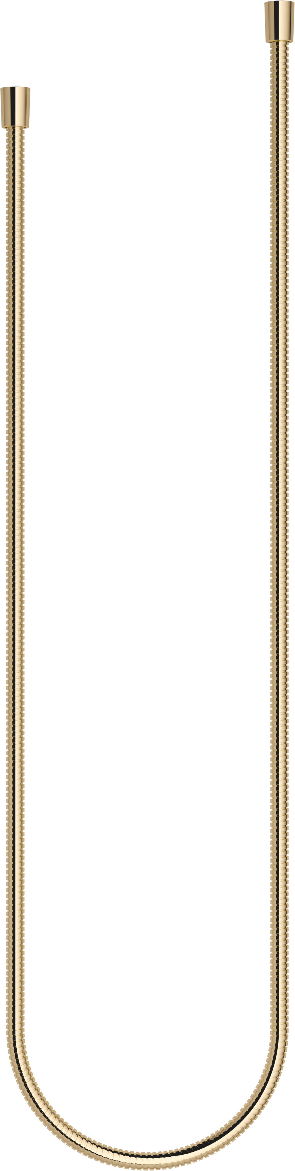Металлический душевой шланг 1/2" x 1/2" x 1750 мм - Durabrass (23-каратное золото)