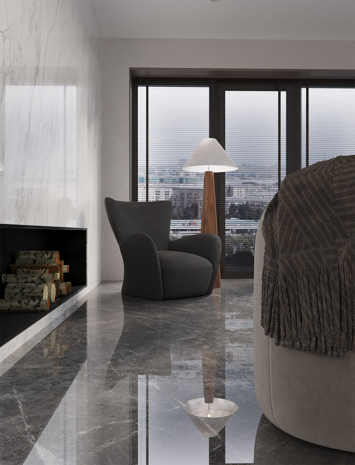 Бесконечная элегантность: керамический слэб STAROSLABS STP-ST177 INCOLOR Double Polished - Вид №3