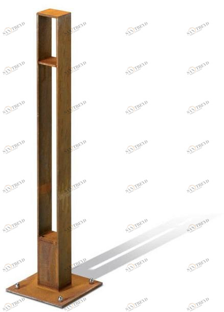 Metalco Кортен ™ блокиратор сообщение с опорной плитой sun-id-1444138