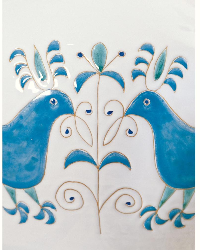 Cerasarda Настольная лампа с прямым и отраженным светом из керамики Le pavoncelle sun-id-1386263 - Вид №2