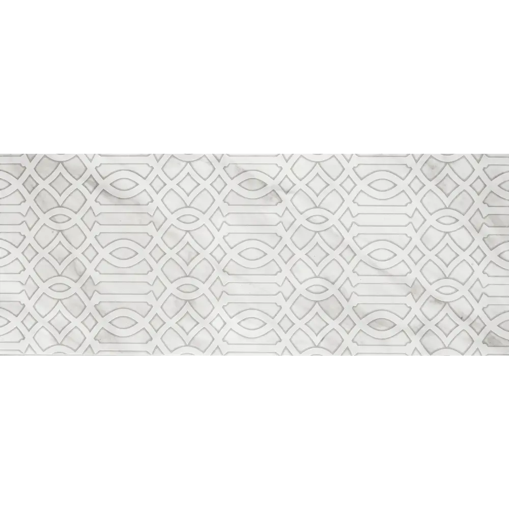 Декор настенный Kerama Marazzi Кремона AZ/A049/7234 20x50 см матовый цвет белый 87653958 STLM-2087269 - Вид №1