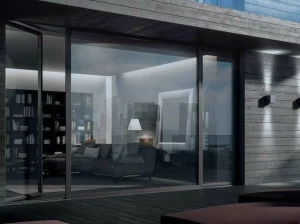 COCIF Распашная дверь с терморазрывом из дерева Slim