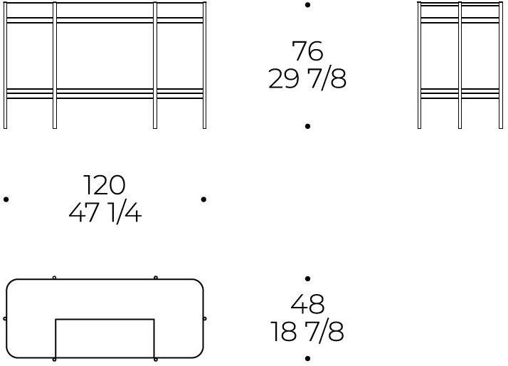 Liu Jo Living Collection Консоль / стол из мдф Ceci est un caillou Cmb scr/cnl - Вид №6
