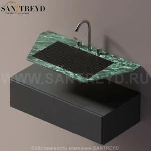 AELLN0AA10810VD Подвесная раковина настенная прямоугольная Agape Ell