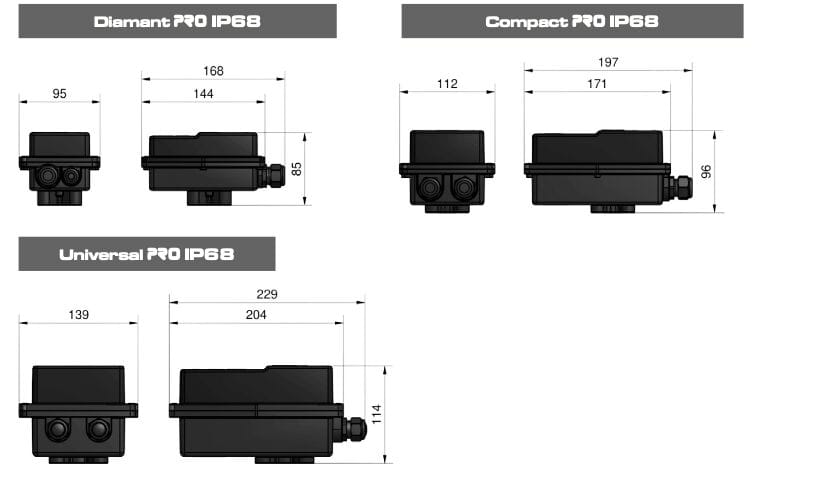 Водонепроницаемый моторизованный шаровой кран Comparato Nello IP68 WATERPROOF ARCH-00055636 - Вид №2
