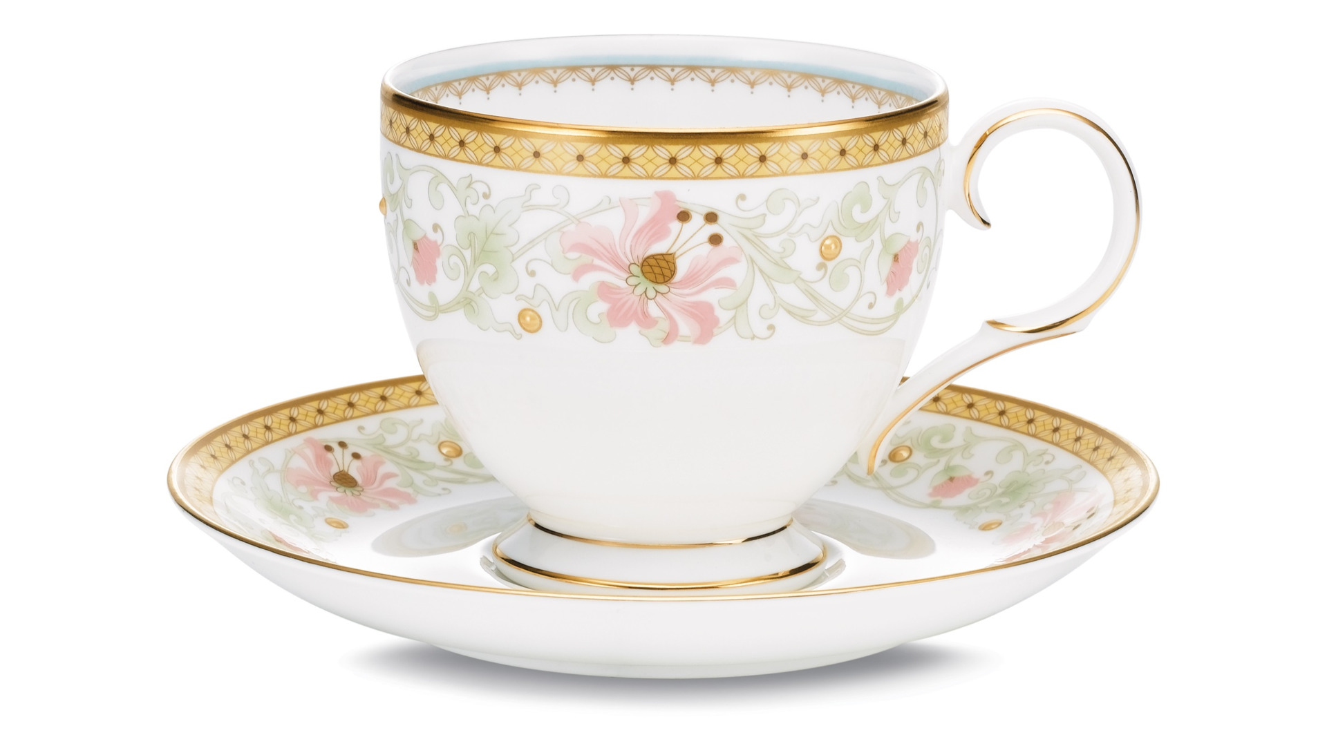 10663935 Noritake Блюдце для чашки чайной Noritake "Цветущее великолепие" 15см Фарфор костяной  - Вид №2