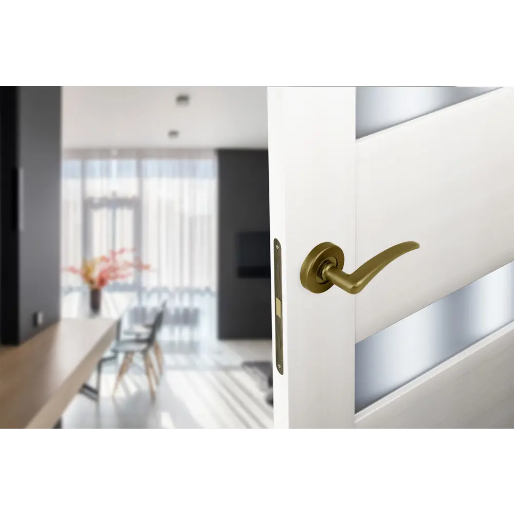 EDSON Дверная ручка на розетке E 015-S в бронзовом анодировании 18743603 STLM-0012366 - Вид №4