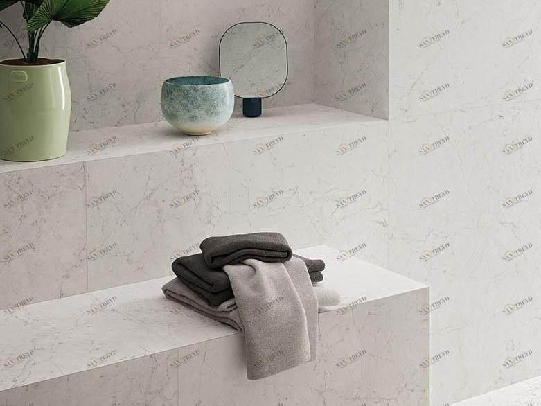 Marca Corona Настенная / напольная плитка из керамогранита с эффектом мрамора Foyer sun-id-1382487