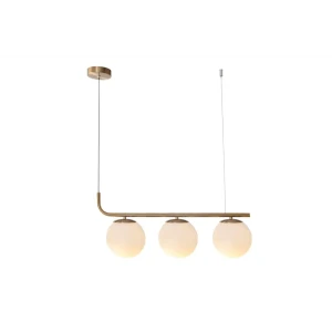 Светильник подвесной Escada 1163/3S, 3 лампы, 9 м², цвет бежевый/белый