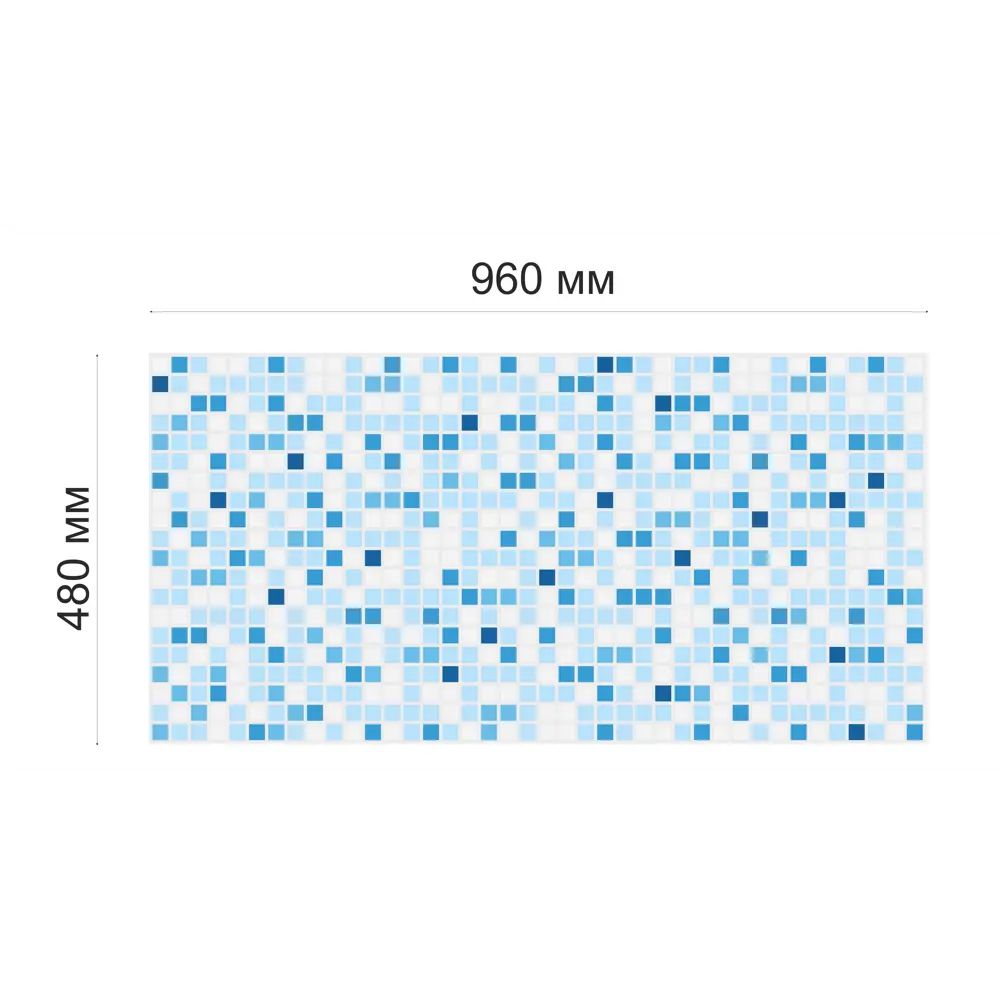 GRACE Панель ПВХ «Небесная» для влажных помещений 960×480 мм 82124132 STLM-0019632 - Вид №4