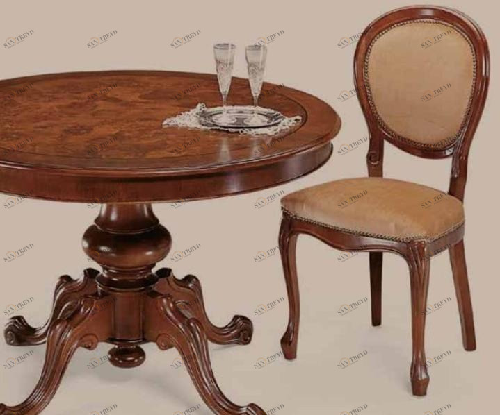 SCAPPINI & C Стул-медальон из дерева с тканевой набивкой 35th anniversary Se 205