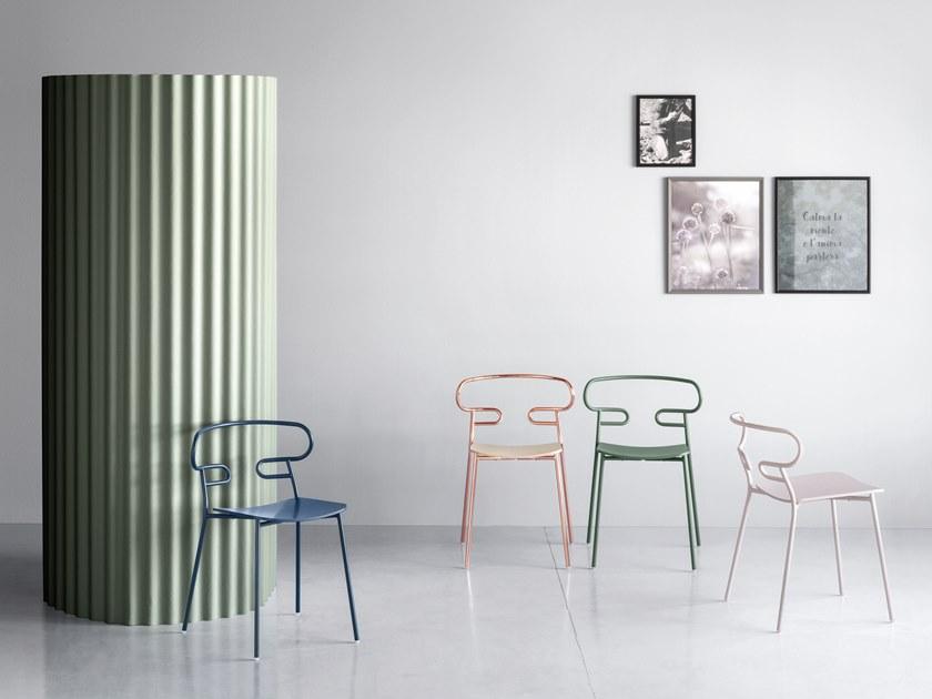 TrabA' Штабелируемый деревянный стул Genoa 0047-met - Вид №3