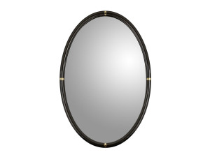 Овальное зеркало в рамке