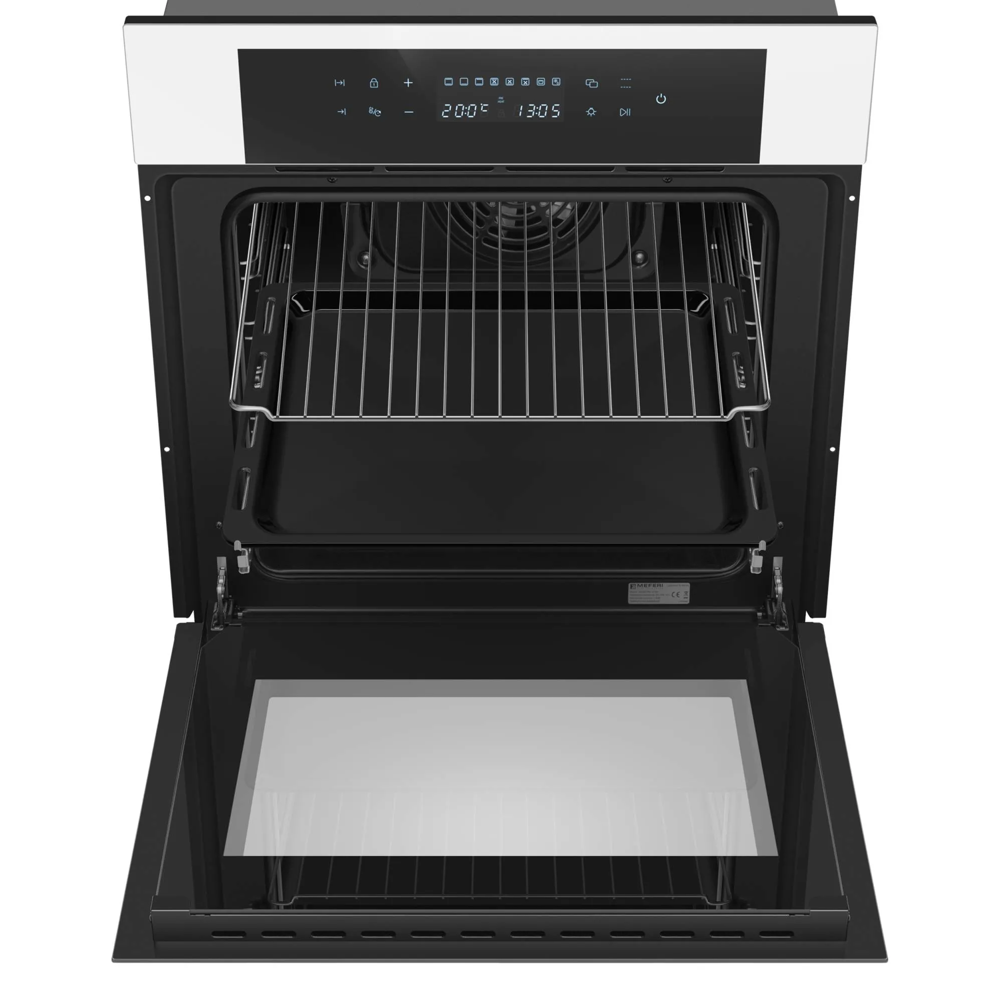 9168815 Электрический духовой шкаф Meferi MEO6010WH ULTRA белый STDN-0000159 - Вид №4