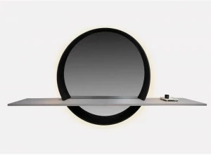 MORADA Деревянное зеркало с полкой Rondo Rondo mirco