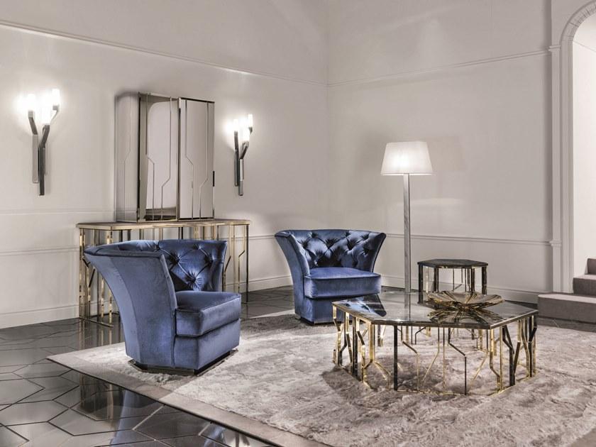 Longhi Кресло из мягкой ткани Loveluxe X 660 - Вид №1