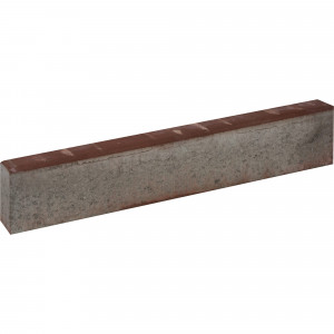 82001780 Бордюр тротуарный двухслойный Braer 1000х200х80 мм цвет красный