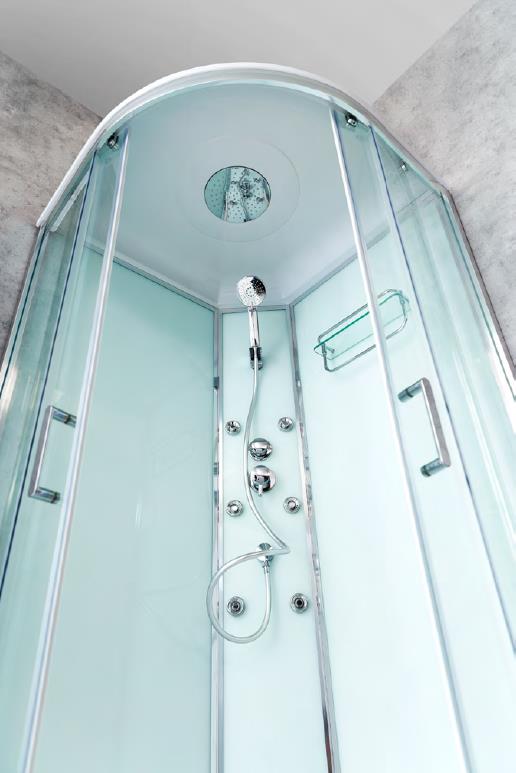 ДУШЕВАЯ КАБИНА BELBAGNO UNO-CAB-R-2-90-P-Cr-TOP - Вид №1