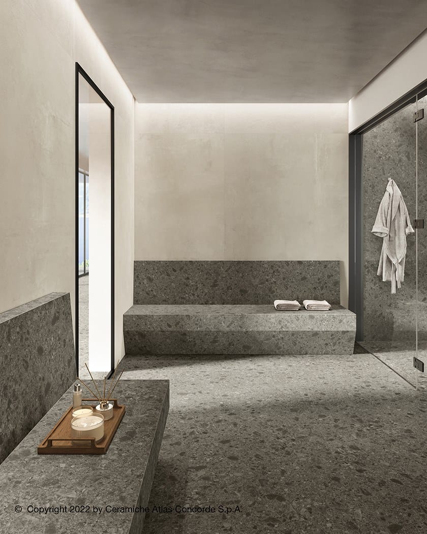 Пол / облицовка керамогранита с эффектом камня для внутреннего и наружного применения Atlas Concorde Boost Mix ARCH-00023665 - Вид №5