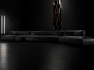 Кожаный диван