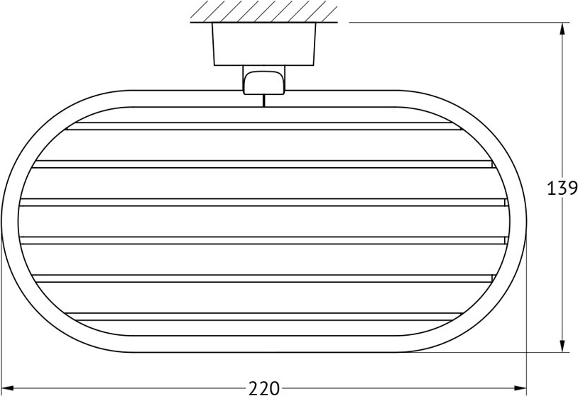 NOS 048 Полочка-решетка 22 cm FBS Nostalgy - Вид №1