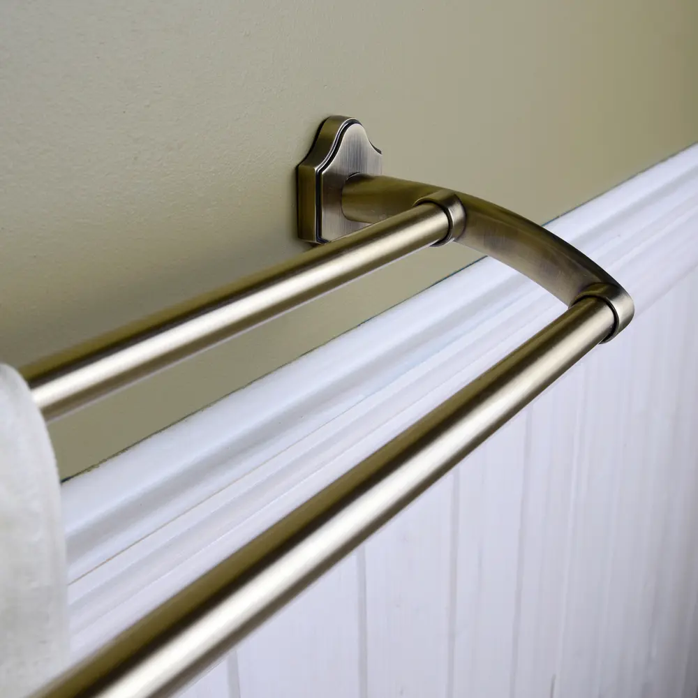 Держатель для полотенец Wess Sacramento двойной цвет латунь STLM-2139181 - Вид №3