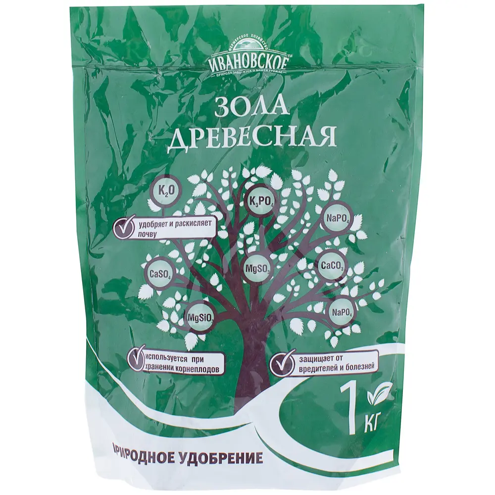 Древесная зола ФЕРМЕРСКОЕ ХОЗЯЙСТВО ИВАНОВСКОЕ - натуральное удобрение для сада и огорода 18399398 STLM-0010677