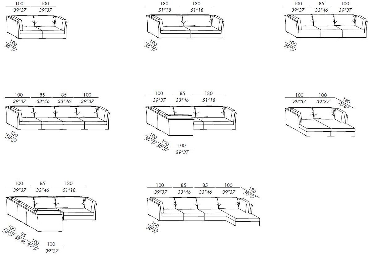 Meridiani Модульный диван со съемным чехлом из ткани Queen sun-id-1513580 - Вид №7