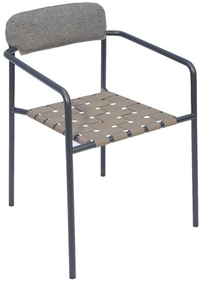 FISCHER MÖBEL Штабелируемый садовый стул с подлокотниками Tonic sun-id-1370329 - Вид №2