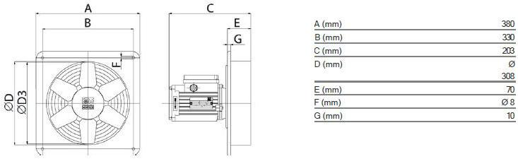 Vortice Спиральный аспиратор Vorticel e 40556 - Вид №1