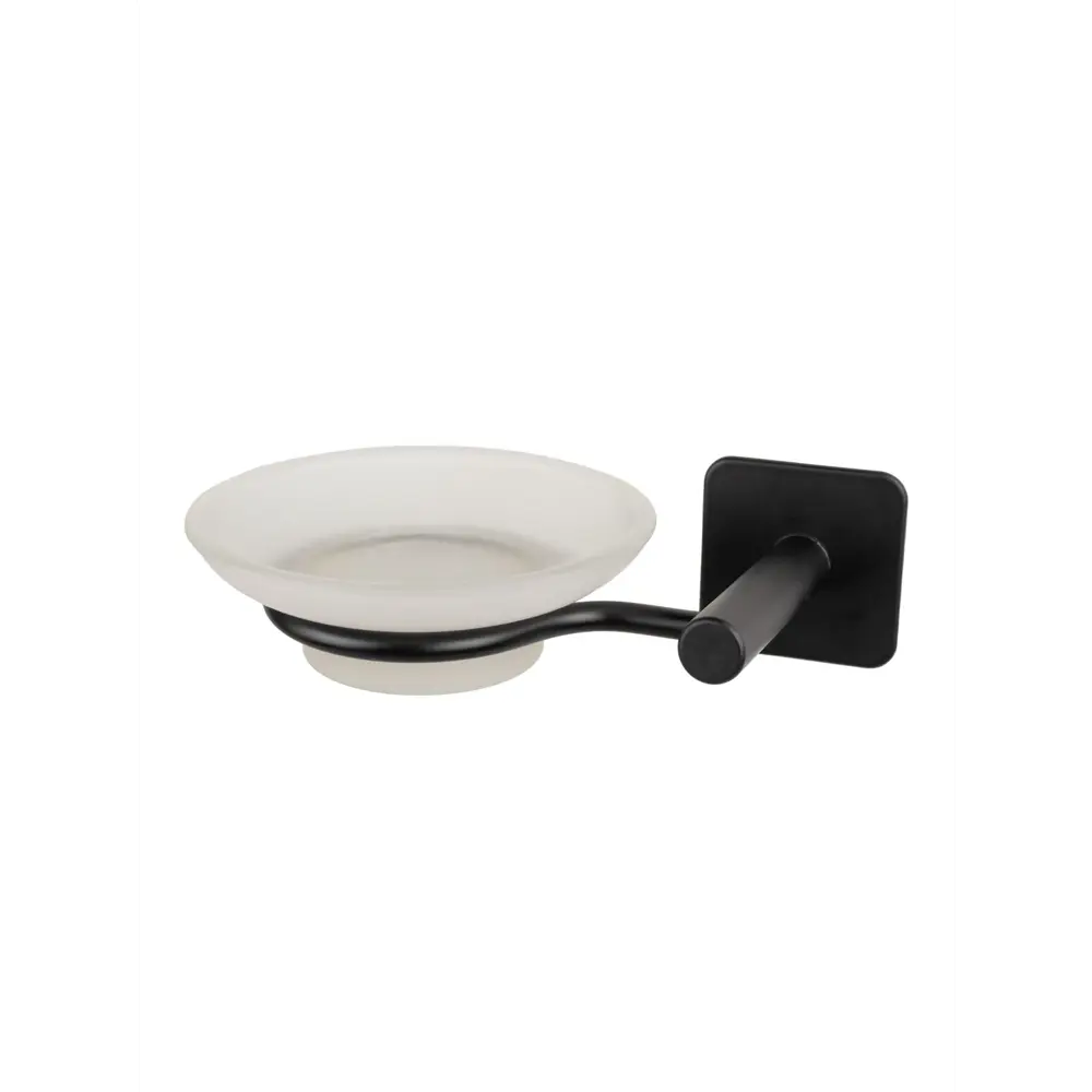 Мыльница Аквалиния металл цвет черный На липучке STLM-2036413