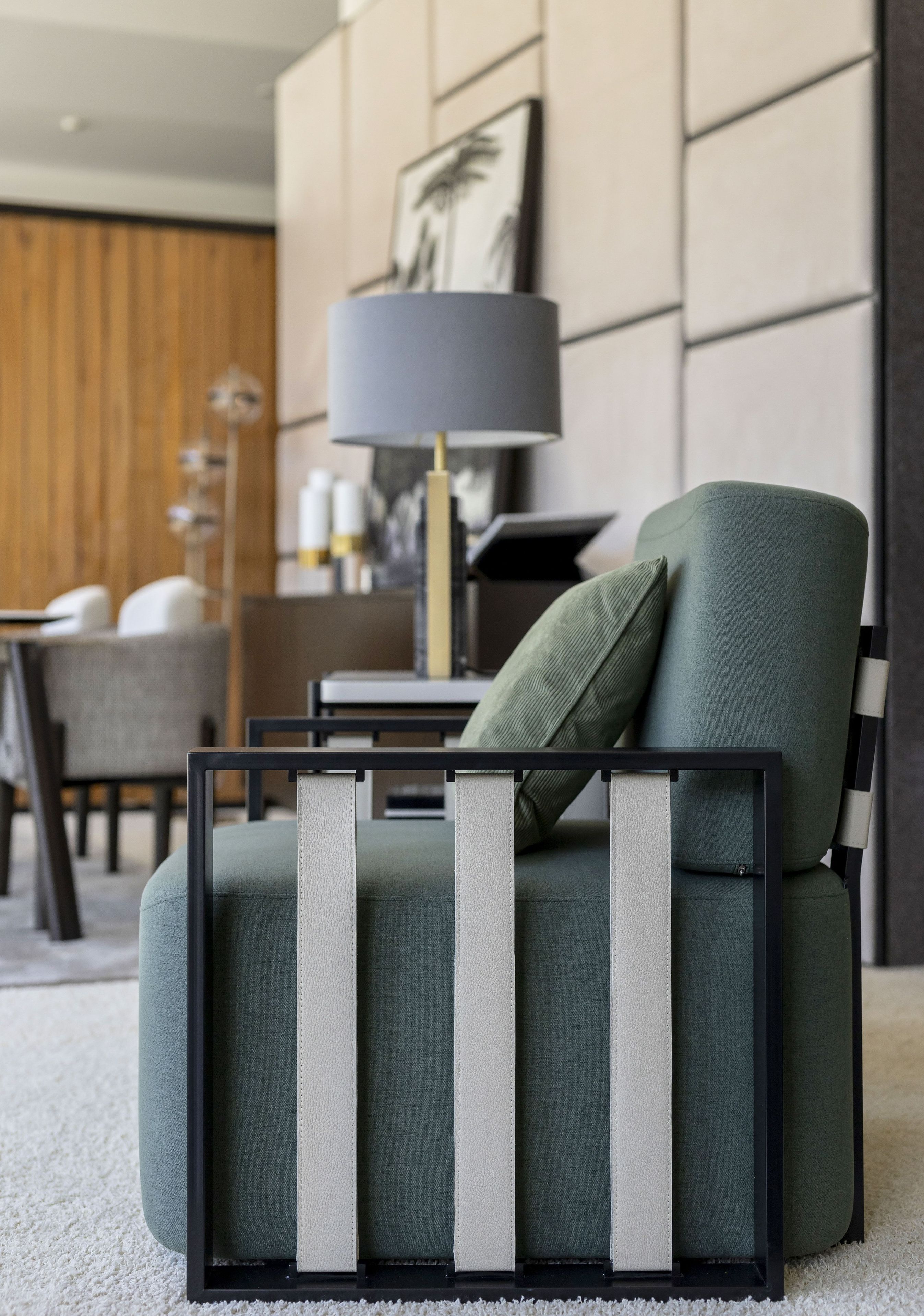 Тканевое кресло с подлокотниками Stylish Club His &amp ARCH-00119690 - Вид №7